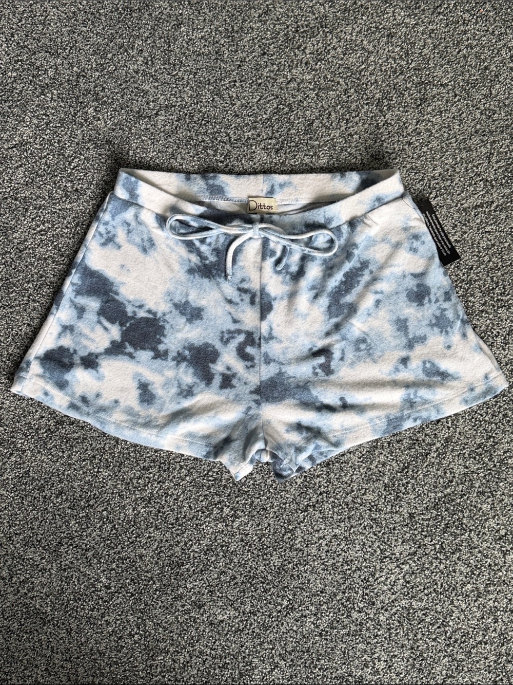 Dittos Blue and white comfy shorts size 2XL
